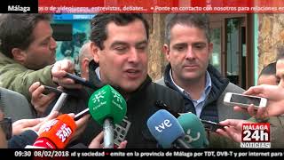 Juanma Moreno ha mantenido una reunión con afectados por las obras del metro [upl. by Peper153]