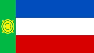 Bandera de Jakasia Rusia  Flag of Khakassia Russia [upl. by Jenness]