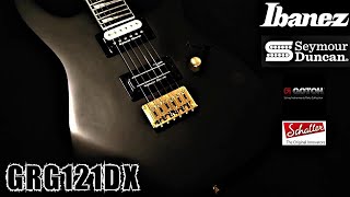 FINAL UPGRADE  IBANEZ GRG121DX GOTOH bridge amp machine heads [upl. by Ilajna]