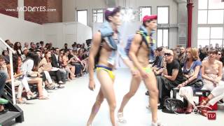 FRANKIE MORELLO  SPRING SUMMER 2014 Backstage Interviews Runway FHD [upl. by Nae758]