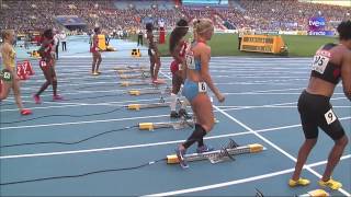 Final 100m vallas femenino Atletismo Cto del Mundo Moscú 2013 [upl. by Lourdes]