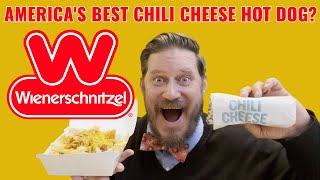 Is Americas Best Chili Cheese Hot Dog Found at Wienerschnitzel [upl. by Weisberg89]