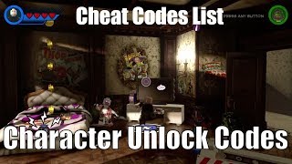 LEGO MARVEL Super Heroes 2 All 23 Cheat Codes  Character Unlock Cheat Code List [upl. by Lokkin]