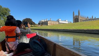 Punting in Cambridge River [upl. by Nnylamme77]