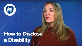 How To Disclose a Disability to An Employer — A Simple Approach [upl. by Eyeleen]