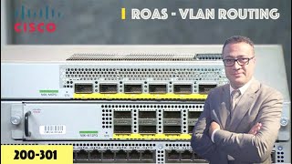 Router On a Stick ROAS Vlan Routing [upl. by Nomad783]