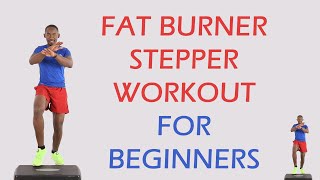 FAT BURNER Stepper Workout for Beginners Step Workout for Weight Loss [upl. by Aralomo]