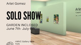 Garden Inclosed 9th Solo Exhibition  Extended Through September 4th at HMVC Gallery New York [upl. by Vidda830]