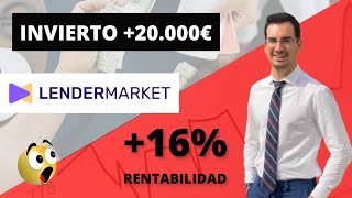 TUTORIAL LENDERMARKET 2022 🚀 16 RENTABILIDAD Crowdlending amp Opiniones [upl. by Chip]