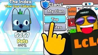 Can i get EVERY Pet amp WIN the CLAN BATTLE in Pet Sim 99 [upl. by Alyk]