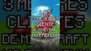 Los MEJORES Clientes de Minecraft NO PREMIUM con LAUNCHER hypixel [upl. by Elleiad531]