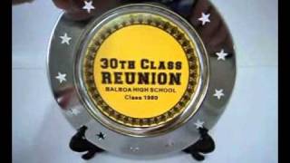 Class Reunion Gifts  All Stars Commemorative Plate [upl. by Ennovehc981]