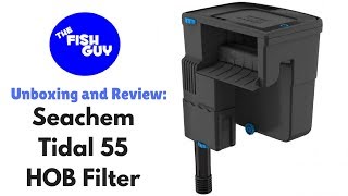 Unboxing and Review Seachem Tidal 55 HOB Filter [upl. by Odnumyer166]