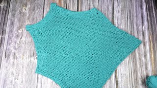 TOP TEJIDO A CROCHET CON EL ESCOTE TIPO HALTER [upl. by Arabelle]