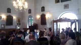 Traditional Greek Baptism 2012 part1 [upl. by Ydnahs]