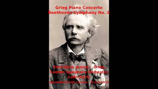 Grieg Piano Concerto Gilels Beethoven Symphony No5  London Symphony Orch  Colin Davis 1979 [upl. by Yardley]