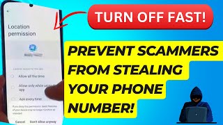 Prevent Scammers From Stealing Your Phone Number  Turn Off This Feature Now [upl. by Anikas]