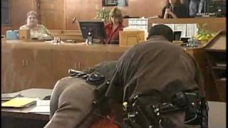 Convicted Murderer Fights Deputies At Sentencing 2010 [upl. by Venu]