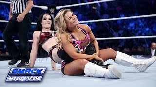 Natalya vs Paige SmackDown Aug 22 2014 [upl. by Elleneg]