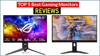 ✅ BEST 5 Gaming Monitors Reviews  Top 5 Best Gaming Monitors  Buying Guide [upl. by Nacim]