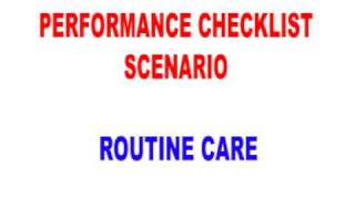 Basic neonatal resuscitation  performance checklist  routine care english [upl. by Adieren106]