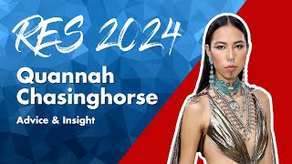 Advice amp Insight from Quannah Chasinghorse  RES 2024 [upl. by Nert33]