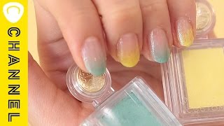 【ネイル】ぽんぽんするだけ♡簡単グラデーションネイル｜The simple gradation nail [upl. by Sedrul]