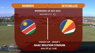 2024 Hollywoodbets COSAFA Cup  Namibia vs Seychelles  Group C  Highlights [upl. by Massiw975]