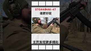 “纸上冤家”？德国STG44突击步枪和AK 47，谁更好呢？科普 知识 冷知识 [upl. by Erbma]