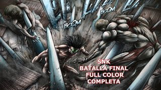 Eren vs Reiner Porco amp Pieck  Guerra de Shiganshina  Shingeki no Kyojin [upl. by Zarger]