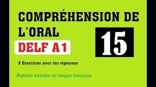 DELF A1  Compréhension de loral no 15 [upl. by Jerri]