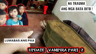 GRABE NAGSISIGAWAN AT DUMANAS NG MATINDING NERBYOS ANG MGA BATA DAHIL SA KABAONG NATO VAMPIRA PART2 [upl. by Gifferd726]