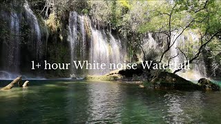 1 hour White noise Waterfall for Sleeping amp Relaxing [upl. by Mcevoy]