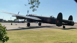 Lancaster engine testing at coningsby 240624 [upl. by Aeet896]