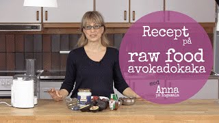 Recept på hur man bakar raw food kaka avokadokaka [upl. by Mikal696]