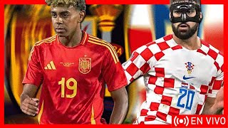 España vs Croacia en vivo  EUROCOPA GRUPO B [upl. by Anirbas]