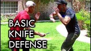 How to Defend Against a Knife Attack with Nick Drossos [upl. by Chloras]