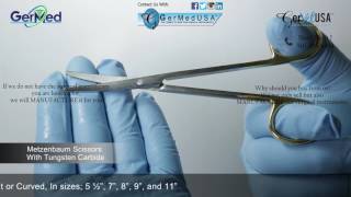 Metzenbaum Dissecting Scissors  Tungsten Carbide Inserts  Veterinary Surgical Equipment [upl. by Seiuqram]