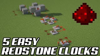 🎇How To Make a Redstone Comparator Clock in Minecraft [upl. by Nyleaj952]