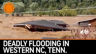 Deadly Catastrophic Flooding in NC amp TN [upl. by Enovahs]