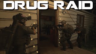 Trailer Park SWAT Drug Raid  Ready or Not Tactical Gameplay [upl. by Ahtekahs]