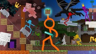 Animation vs Minecraft Shorts Season 1  All Episodes 114 [upl. by Koenig]