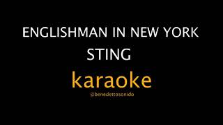 KARAOKE  Englishman in New York  Sting [upl. by Fita]