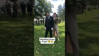 Scare prank 😂 wedding dress prank funnyvideos prank scareprank foryoufunny foryou funny 🇨🇵 [upl. by Ebarta]