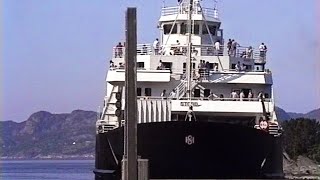 MF Ullensvang amp MF Stord  Sandvikvåg juni 1992 [upl. by Enomad]