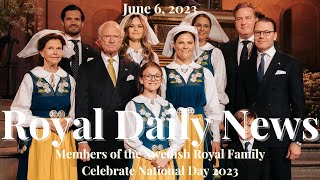 Members of the Swedish Royal Family Celebrate National Day Plus Other Royal News [upl. by Aeel]