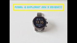 Fossil Gen 3 Q Explorist Basic Review [upl. by Russel]