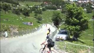 Alpe dHuez bend 3 Marco Pantani Tour de France 1995 [upl. by Riocard]