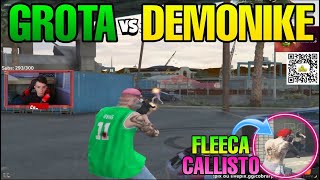 GROTA x DEMONIKE TRETA DE PISTA FLEECA DA MAFIA CALLISTO  COMPLEXO CLIPES [upl. by Chamberlin335]