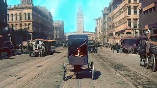 San Francisco 1906 New Version in Color VFX60fps Remastered wsound design added [upl. by Laurie926]